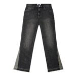 Black Flared Denim