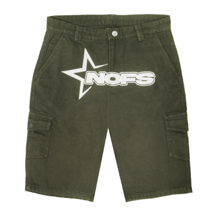 Green Khaki Cargo Short