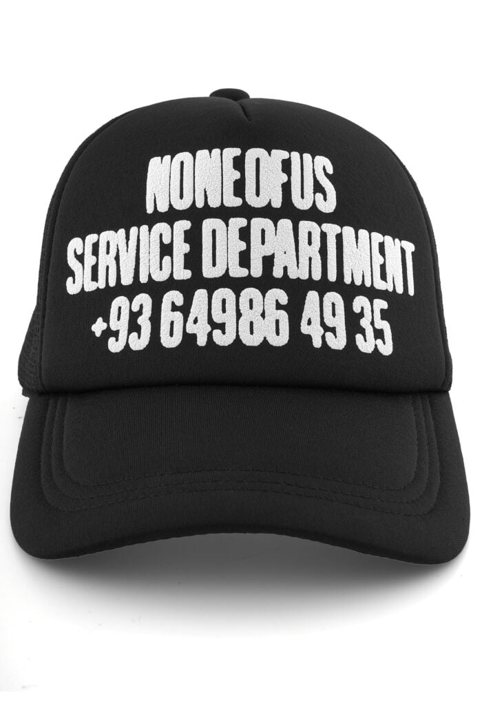 Nofs Black Trucker Cap