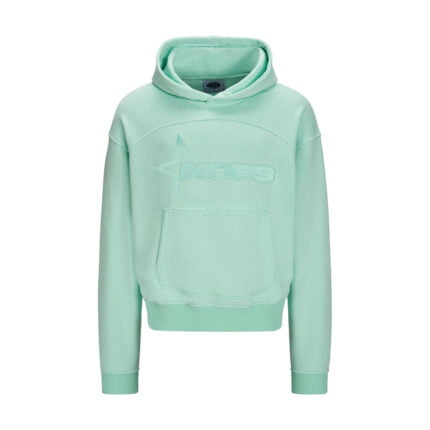 None Of Us Mint Hoodie is een verfrissende mix van stijl en comfort in mintgroen voor veelzijdig gebruik.